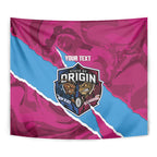 QLD Maroons and NSW Blues Personalised Tapestry Cockroaches Cane Toads Together