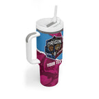 QLD Maroons and NSW Blues Personalised Tumbler With Handle Cockroaches Cane Toads Together