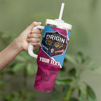 QLD Maroons and NSW Blues Personalised Tumbler With Handle Cockroaches Cane Toads Together