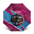 QLD Maroons and NSW Blues Personalised Umbrella Cockroaches Cane Toads Together