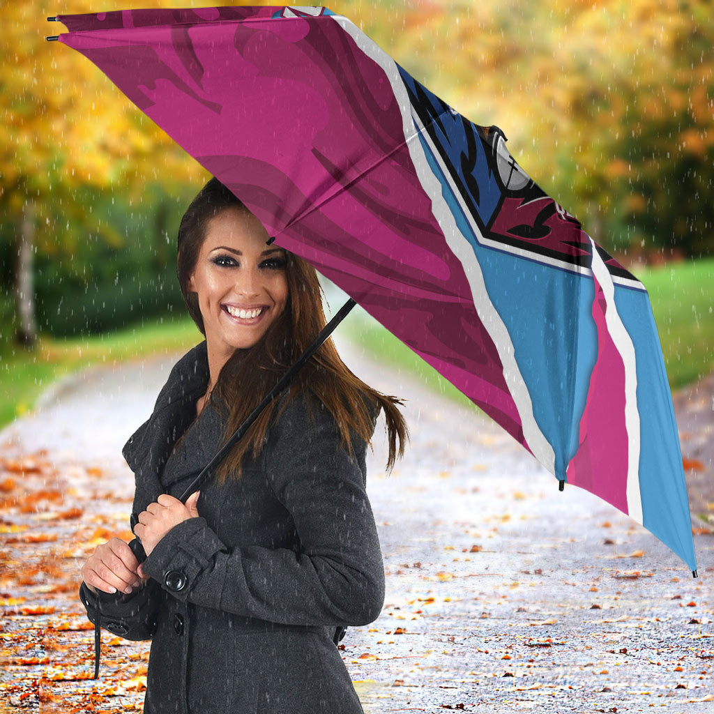 QLD Maroons and NSW Blues Personalised Umbrella Cockroaches Cane Toads Together