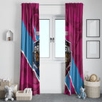 QLD Maroons and NSW Blues Personalised Window Curtain Cockroaches Cane Toads Together