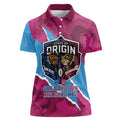 QLD Maroons and NSW Blues Personalised Women Polo Shirt Cockroaches Cane Toads Together