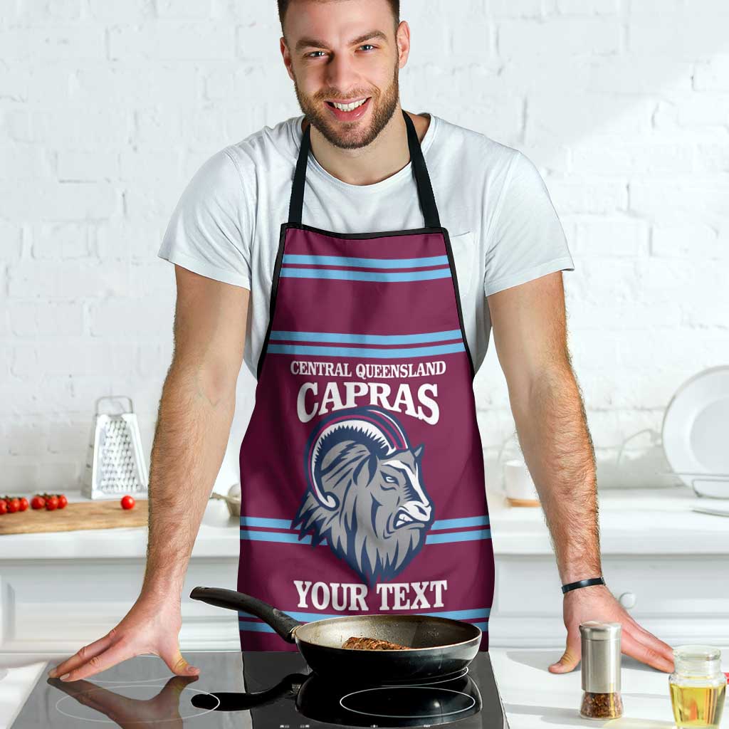 Central Queensland Rugby Custom Apron Go Capras Sporty Style - Aussie Hoodie