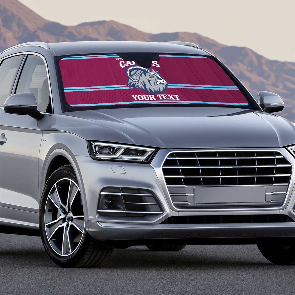 Central Queensland Rugby Custom Auto Sun Shade Go Capras Sporty Style - Aussie Hoodie