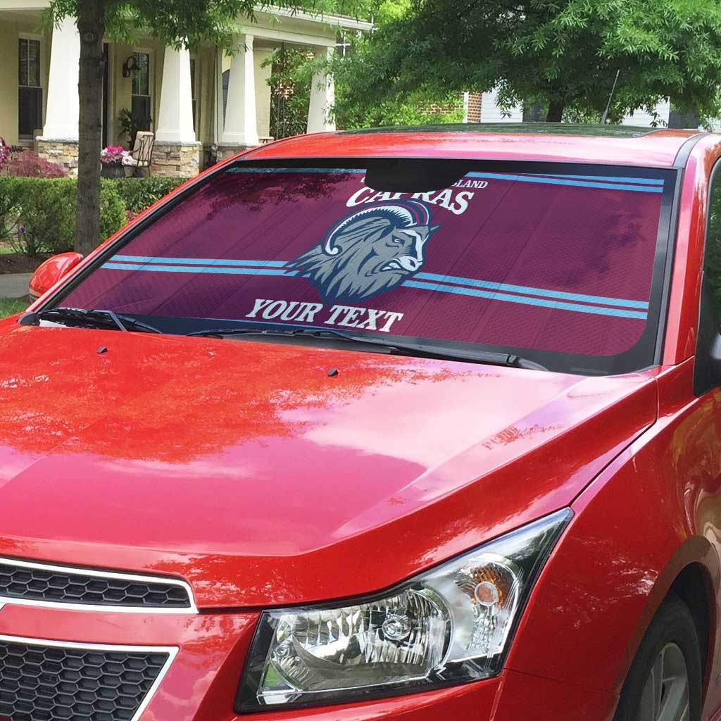 Central Queensland Rugby Custom Auto Sun Shade Go Capras Sporty Style - Aussie Hoodie