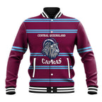 Central Queensland Rugby Custom Baseball Jacket Go Capras Sporty Style - Aussie Hoodie