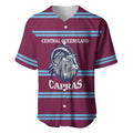 Central Queensland Rugby Custom Baseball Jersey Go Capras Sporty Style - Aussie Hoodie