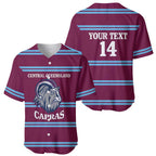 Central Queensland Rugby Custom Baseball Jersey Go Capras Sporty Style - Aussie Hoodie
