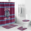 Central Queensland Rugby Custom Bathroom Set Go Capras Sporty Style - Aussie Hoodie