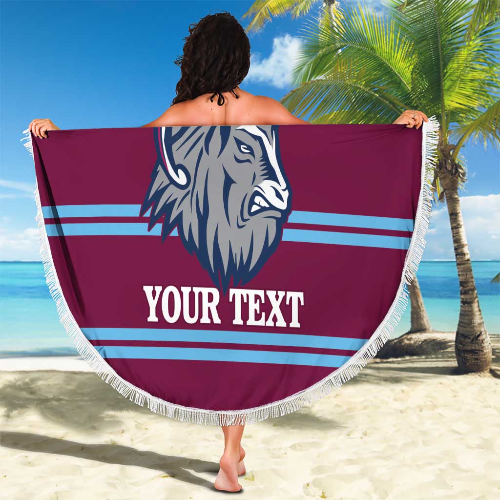 Central Queensland Rugby Custom Beach Blanket Go Capras Sporty Style - Aussie Hoodie