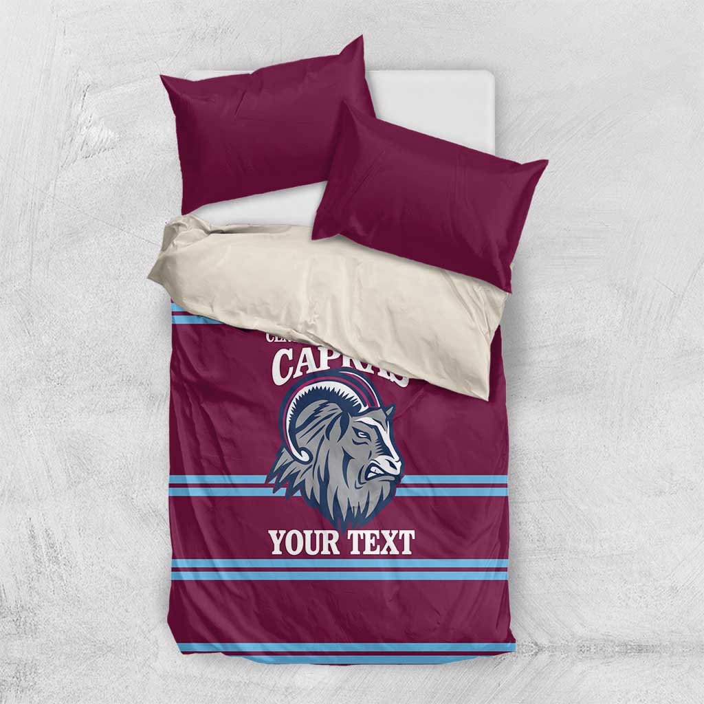 Central Queensland Rugby Custom Bedding Set Go Capras Sporty Style - Aussie Hoodie