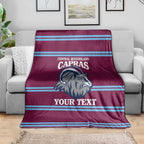 Central Queensland Rugby Custom Blanket Go Capras Sporty Style - Aussie Hoodie