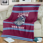 Central Queensland Rugby Custom Blanket Go Capras Sporty Style - Aussie Hoodie