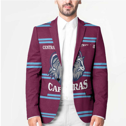 Central Queensland Rugby Custom Blazer Go Capras Sporty Style - Aussie Hoodie