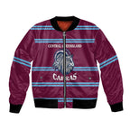 Central Queensland Rugby Custom Bomber Jacket Go Capras Sporty Style - Aussie Hoodie
