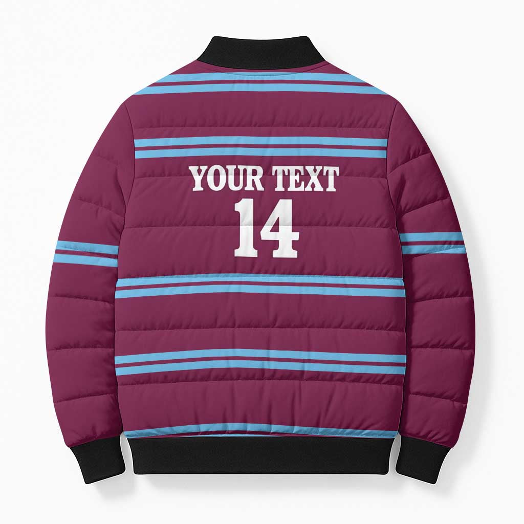 Central Queensland Rugby Custom Bomber Puffer Jacket Go Capras Sporty Style - Aussie Hoodie
