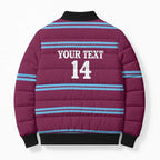 Central Queensland Rugby Custom Bomber Puffer Jacket Go Capras Sporty Style - Aussie Hoodie