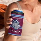 Central Queensland Rugby Custom 4 in 1 Can Cooler Tumbler Go Capras Sporty Style - Aussie Hoodie