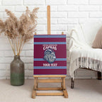 Central Queensland Rugby Custom Canvas Wall Art Go Capras Sporty Style - Aussie Hoodie