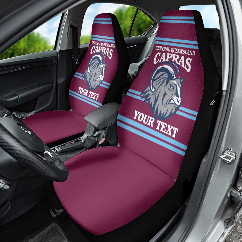 Central Queensland Rugby Custom Car Seat Cover Go Capras Sporty Style - Aussie Hoodie