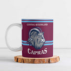 Central Queensland Rugby Custom Ceramic Mug Go Capras Sporty Style - Aussie Hoodie