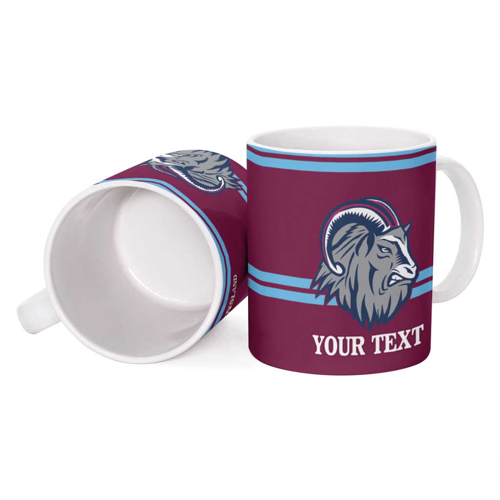 Central Queensland Rugby Custom Ceramic Mug Go Capras Sporty Style - Aussie Hoodie