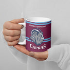 Central Queensland Rugby Custom Ceramic Mug Go Capras Sporty Style - Aussie Hoodie