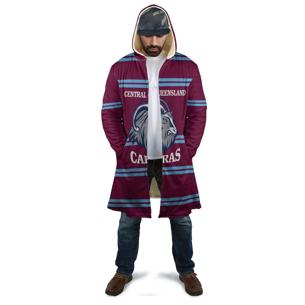 Central Queensland Rugby Custom Cloak Go Capras Sporty Style - Aussie Hoodie