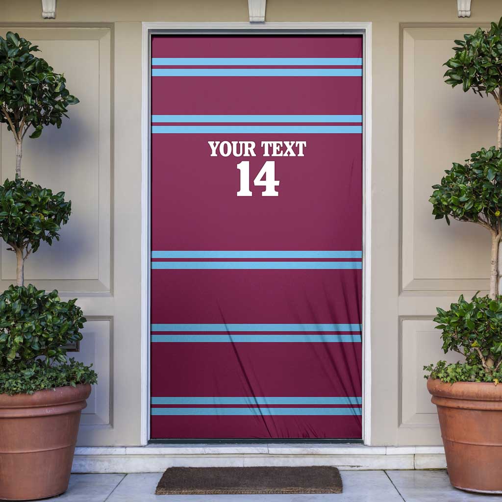 Central Queensland Rugby Custom Door Cover Go Capras Sporty Style - Aussie Hoodie