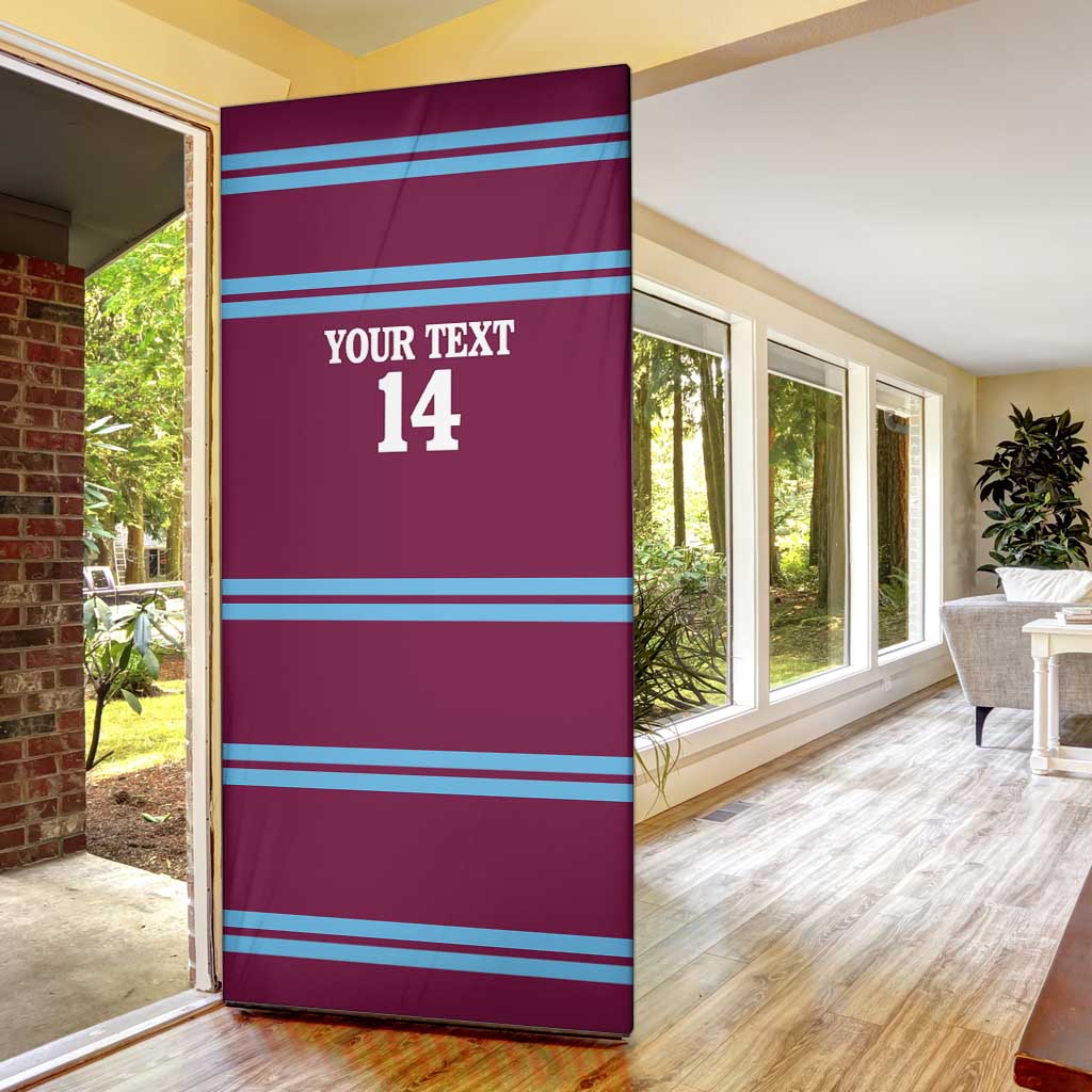 Central Queensland Rugby Custom Door Cover Go Capras Sporty Style - Aussie Hoodie