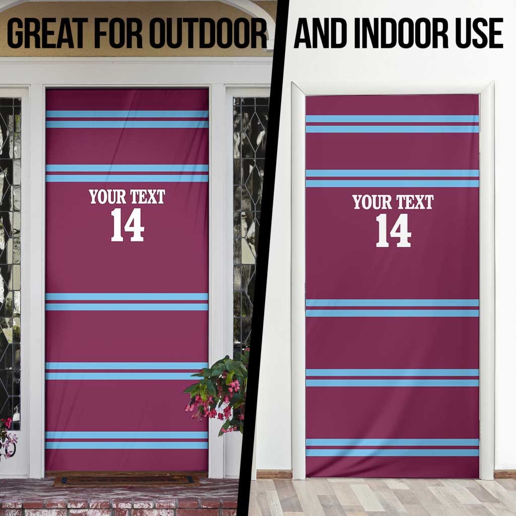 Central Queensland Rugby Custom Door Cover Go Capras Sporty Style - Aussie Hoodie