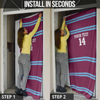 Central Queensland Rugby Custom Door Cover Go Capras Sporty Style - Aussie Hoodie