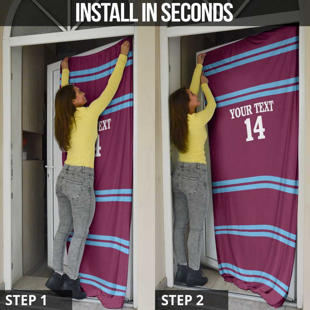 Central Queensland Rugby Custom Door Cover Go Capras Sporty Style - Aussie Hoodie