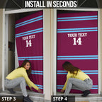 Central Queensland Rugby Custom Door Cover Go Capras Sporty Style - Aussie Hoodie