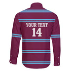 Central Queensland Rugby Custom Family Matching Long Sleeve Bodycon Dress and Hawaiian Shirt Go Capras Sporty Style - Aussie Hoodie