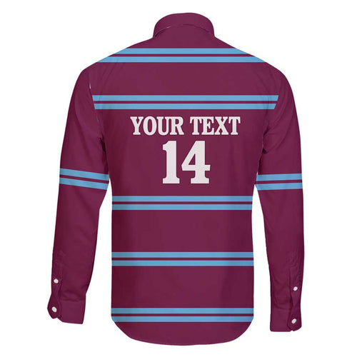 Central Queensland Rugby Custom Family Matching Long Sleeve Bodycon Dress and Hawaiian Shirt Go Capras Sporty Style - Aussie Hoodie