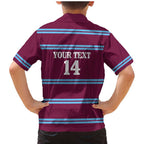 Central Queensland Rugby Custom Family Matching Mermaid Dress and Hawaiian Shirt Go Capras Sporty Style - Aussie Hoodie