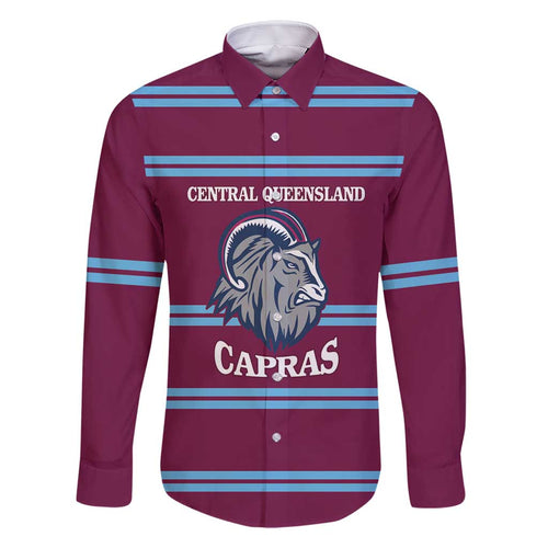Central Queensland Rugby Custom Family Matching Mermaid Dress and Hawaiian Shirt Go Capras Sporty Style - Aussie Hoodie