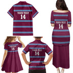 Central Queensland Rugby Custom Family Matching Puletasi and Hawaiian Shirt Go Capras Sporty Style - Aussie Hoodie
