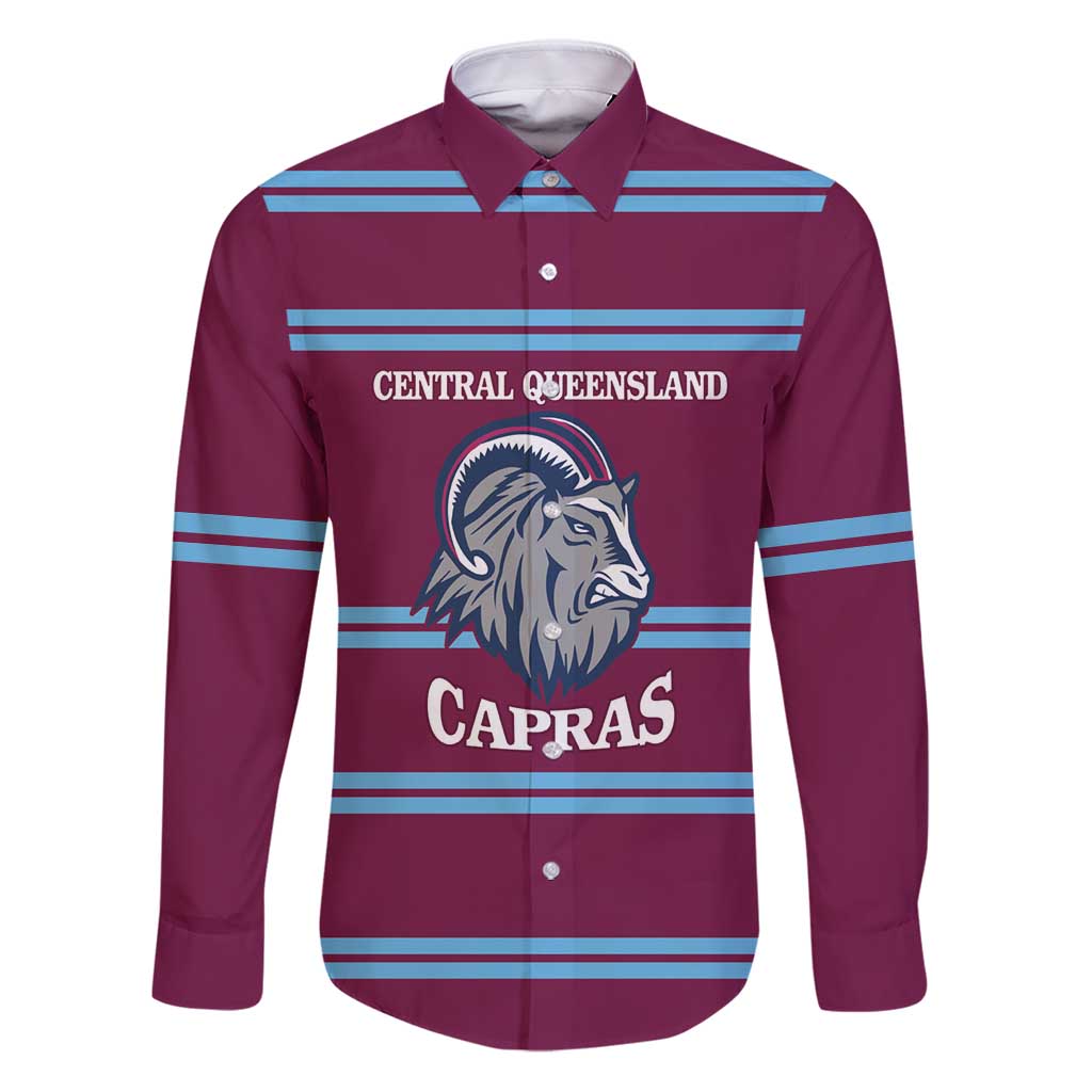 Central Queensland Rugby Custom Family Matching Puletasi and Hawaiian Shirt Go Capras Sporty Style - Aussie Hoodie
