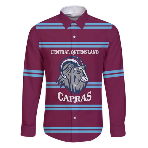 Central Queensland Rugby Custom Family Matching Puletasi and Hawaiian Shirt Go Capras Sporty Style - Aussie Hoodie