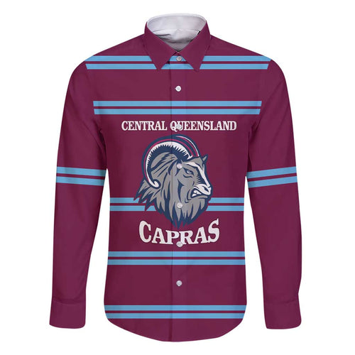 Central Queensland Rugby Custom Family Matching Short Sleeve Bodycon Dress and Hawaiian Shirt Go Capras Sporty Style - Aussie Hoodie