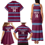 Central Queensland Rugby Custom Family Matching Tank Maxi Dress and Hawaiian Shirt Go Capras Sporty Style - Aussie Hoodie