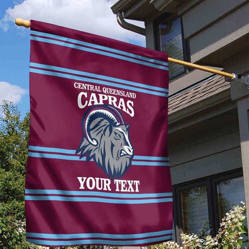 Central Queensland Rugby Custom Garden Flag Go Capras Sporty Style - Aussie Hoodie