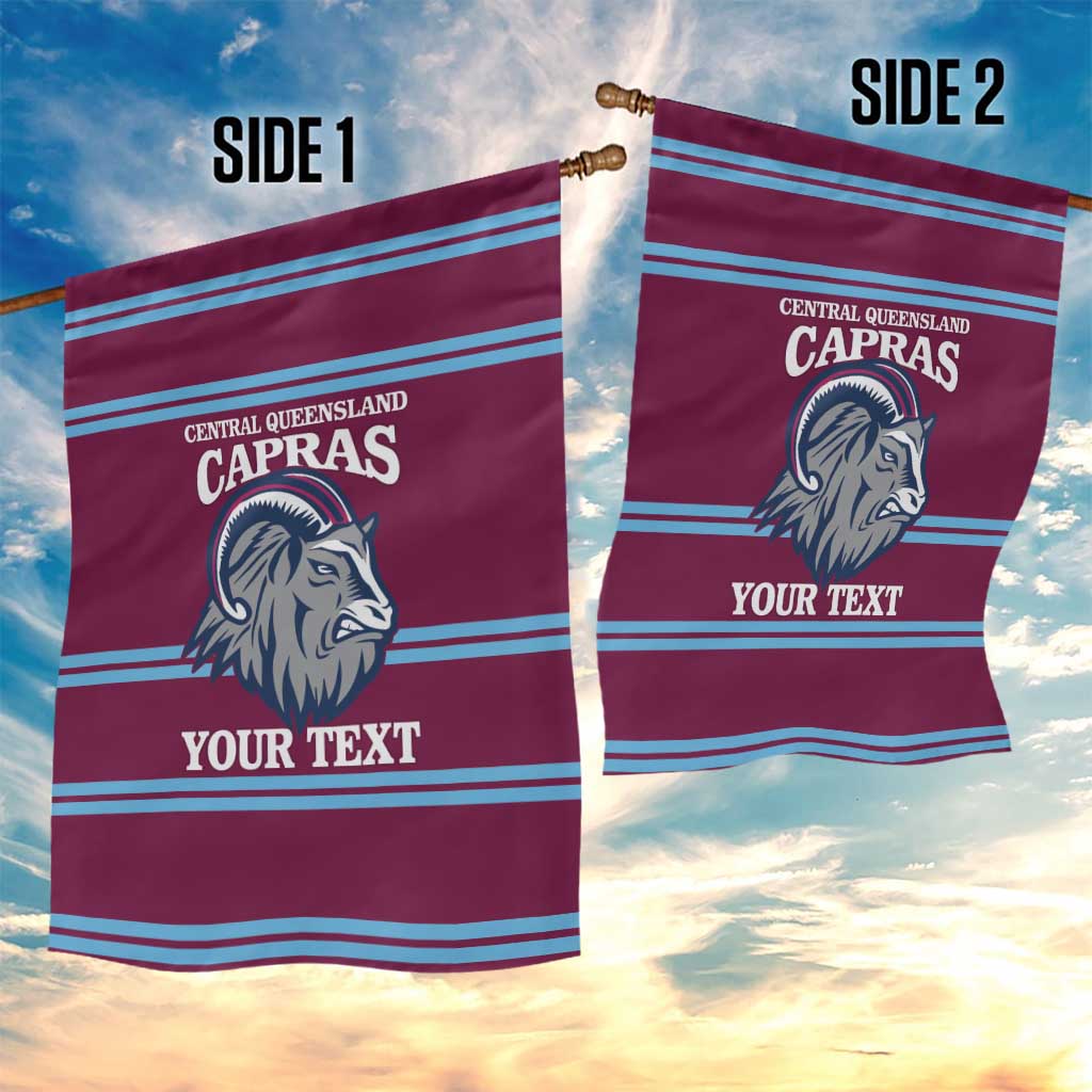 Central Queensland Rugby Custom Garden Flag Go Capras Sporty Style - Aussie Hoodie
