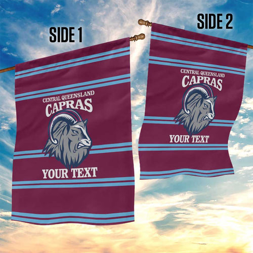 Central Queensland Rugby Custom Garden Flag Go Capras Sporty Style - Aussie Hoodie