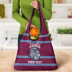 Central Queensland Rugby Custom Grocery Bag Go Capras Sporty Style - Aussie Hoodie