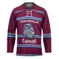 Central Queensland Rugby Custom Hockey Jersey Go Capras Sporty Style - Aussie Hoodie