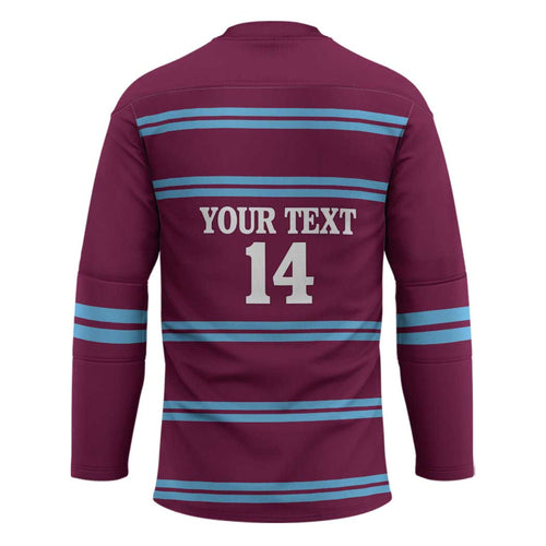 Central Queensland Rugby Custom Hockey Jersey Go Capras Sporty Style - Aussie Hoodie